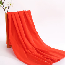OEKO-TEX100 Fashion Red 12M/M 100% Silk Crepe De Chine Silk Fabric